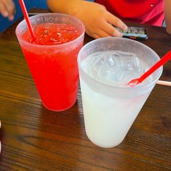 La Antojeria Jalisco - Cedar Hill - Agua de fresa and limonada.