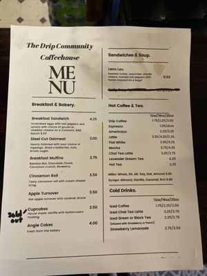 Menu photo 4 The Drip Community Coffeehouse Saint Louis, MO