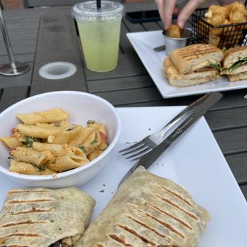 The Nest Cafe - The Nest Panini, Tater Tots, Pasta Salad, Lemonade, Greek wrap. - Coffee & Tea Near Me - Alpharetta, Georgia The Nest Cafe - The Nest Panini, Tater Tots, Pasta Salad, Lemonade, Greek wrap. - Coffee & Tea Near Me - Alpharetta, Georgia