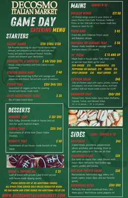 Menu photo 4 Decosmo Italian Market Pinellas Park, FL