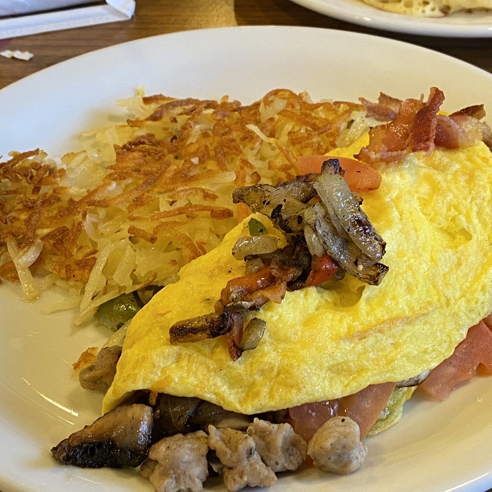 Denny's - Ultimate omelette was great! Packed with bacon sausage and ham! - Diners Near Me - Los Lunas, New Mexico Denny's - Ultimate omelette was great! Packed with bacon sausage and ham! - Diners Near Me - Los Lunas, New Mexico