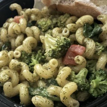Noodles and Company - Pesto Cavatappi with broccoli, spinach and tomatoes - Noodles Near Me - Downey, California