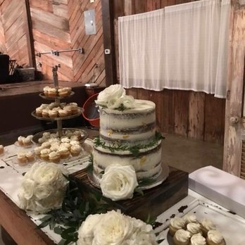 Texas Wildflower Desserts - Our beautiful wedding cake with mini cupcakes around to compliment! Tasted amazing and looked fabulous!! - Custom Cakes Near Me Texas Wildflower Desserts - Our beautiful wedding cake with mini cupcakes around to compliment! Tasted amazing and looked fabulous!! - Custom Cakes Near Me