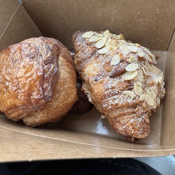 Good Bread Bake Shop - Chocolate croissant and almond croissant! - Donuts Near Me - Denver, Colorado