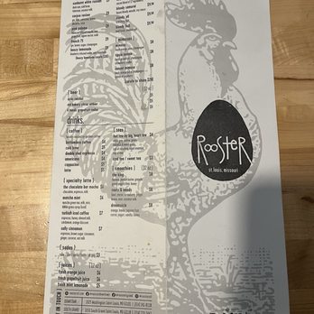 Rooster - Downtown - Menu - Creperies Near Me - St. Louis, Missouri