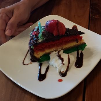 Ecco - Rainbow cake - Italian Near Me - Trumbull, Connecticut