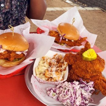 Tumble 22 Chicken Joint - O.G. Sandwich 1/2 Mixed Leg Breast Thigh and Wing - Chicken Wings Near Me - Austin, Texas