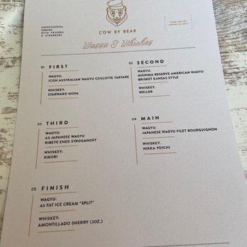 Cow By Bear - Waygu menu - Steakhouses Near Me Cow By Bear - Waygu menu - Steakhouses Near Me