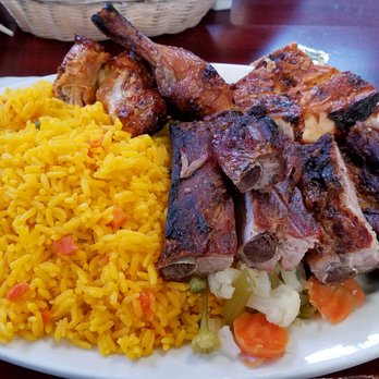 Hamilton BBQ - BBQ Chicken & BBQ Pork Spare Rib combination platter. - Portuguese Near Me - Somerset, New Jersey Hamilton BBQ - BBQ Chicken & BBQ Pork Spare Rib combination platter. - Portuguese Near Me - Somerset, New Jersey