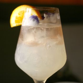 Skywalker Grill - House Lights (kettle one botanical grapefruit & rose vodka, lemon juice, italicus bergamot liquor, syrup, hella aromatic bitters, chandon) - Seafood Near Me - Los Angeles, California