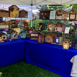 Eagle Saturday Market - Fun birdhouse vemdor