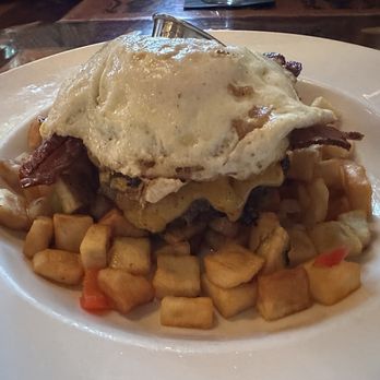 Kafe Kokopelli - Breakfast burger - New American Near Me - Dade City, Florida