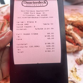 Quarterdeck - Seafood Near Me - Arlington, Virginia Quarterdeck - Seafood Near Me - Arlington, Virginia