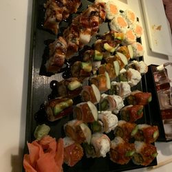 Fat Salmon - So many special rolls. Don't remember all of them. One was definitely called sake bomb
