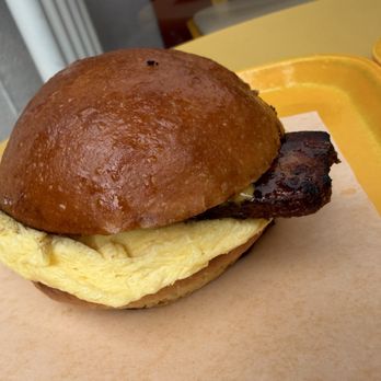 Glowies - BEC- bacon breakfast sandwich - Breakfast & Brunch Near Me - Olympia, Washington Glowies - BEC- bacon breakfast sandwich - Breakfast & Brunch Near Me - Olympia, Washington