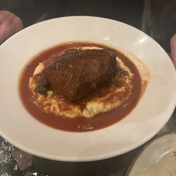 The Trattoria - Brasato over polenta. Even better than the picture! - Italian Near Me - St James, New York