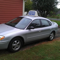 Denning Driving School - New Drivers Ed Car and Sign.