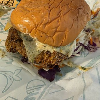 Me So Fishy - Catfish sandwich with jerk aioli and mango habanero glaze. - Food Trucks Near Me Me So Fishy - Catfish sandwich with jerk aioli and mango habanero glaze. - Food Trucks Near Me