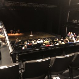View w/ balcony row shown on left.  Really only bad seats in entire theater are the balcony front & middle. Even these are acceptable.