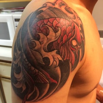 Oregon Tattoo - dads cover up piece right after it's done - Tattoo Near Me - Salem, Oregon Oregon Tattoo - dads cover up piece right after it's done - Tattoo Near Me - Salem, Oregon