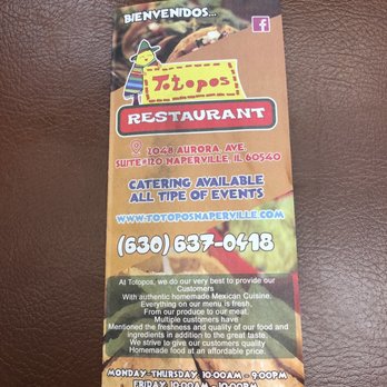 Totopos - Mexican Near Me - Naperville, Illinois