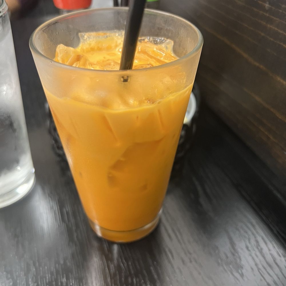 Jiayuan Dumpling House - Thai iced tea. Yummy. - Szechuan Near Me - Redondo Beach, California