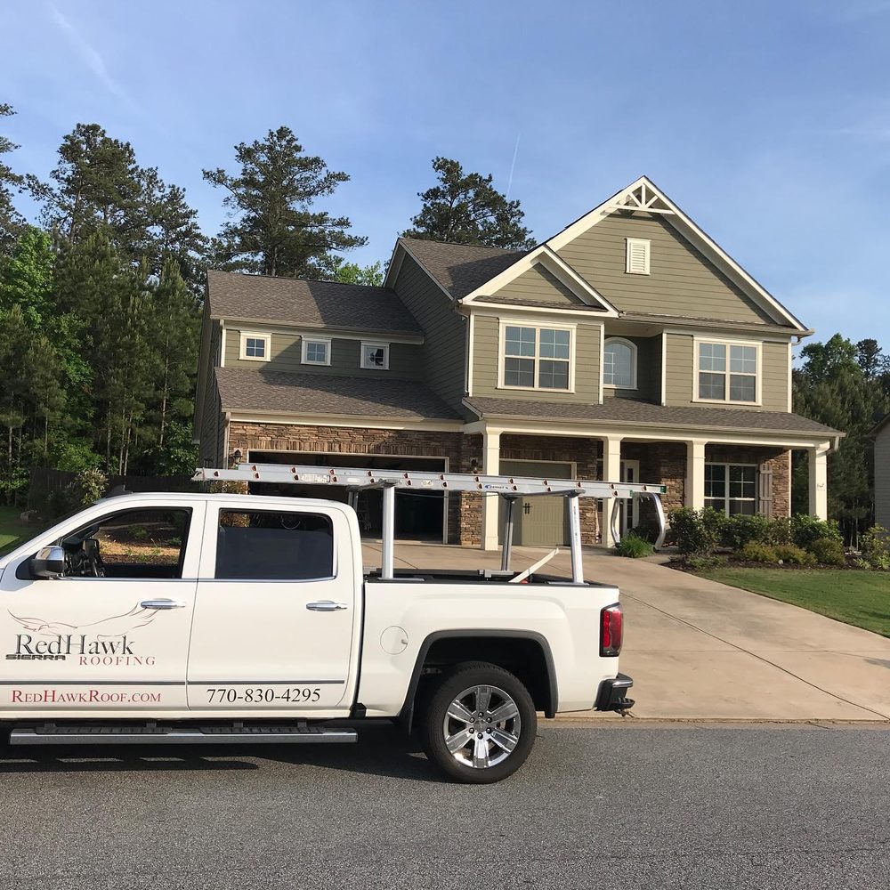 Slide of RedHawk Roofing