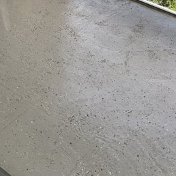 Concrete patio