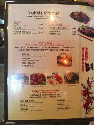 Menu photo 7 Shogun Hibachi Steakhouse Uniontown, PA Menu photo 7 Shogun Hibachi Steakhouse Uniontown, PA