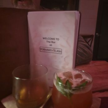 Forward Slash - Ahhhh, so good. Tequila beverages and Sazerac. - Distilleries Near Me - Winter Park, Florida