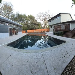 Creative Concrete Design - Charles' team repaired planter boxes, painted them and the deck, built fence, installed entry gates.