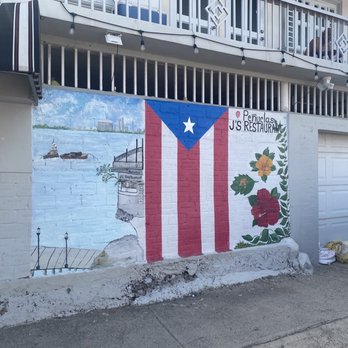 J’s Restaurant - Restaurant entrance mural - Puerto Rican Near Me - Peñuelas, Puerto Rico
