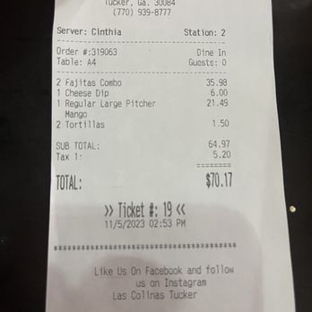 Las Colinas Mexican Grill - Mexican Near Me - Tucker, Georgia