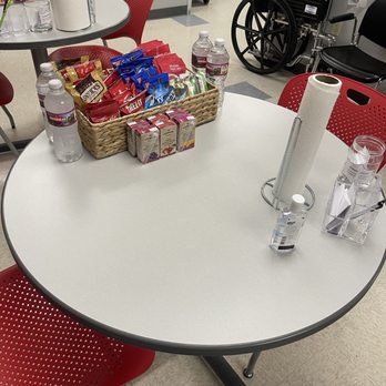 American Red Cross - Rest/break tables after donating with lots of great snacks and drinks - Community Service/Non-Profit Near Me - Santa Ana, California