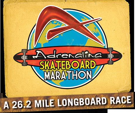Adrenalina Skateboard Marathon Logo