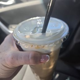 Vietnamese coffee with the cream top