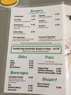 Menu photo 3 SurfDog Bites and Brews Surf City, NC Menu photo 3 SurfDog Bites and Brews Surf City, NC