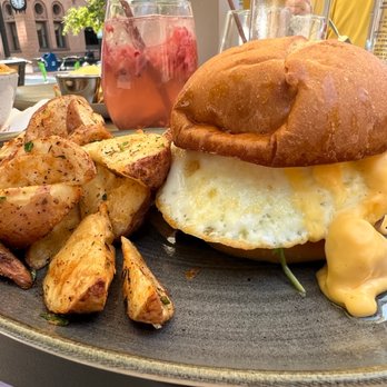 Saltine - Brunch - brioche sandwich & breakfast potatoes - Seafood Near Me - Norfolk, Virginia Saltine - Brunch - brioche sandwich & breakfast potatoes - Seafood Near Me - Norfolk, Virginia