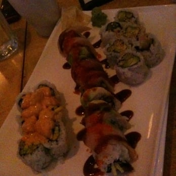Moshi Moshi - Jet bunny on left $7, ichi roll $11, yummy yam $5 - Sushi Bars Near Me - San Francisco, California