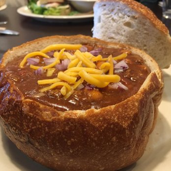 Boudin SF - Beef chili in bread bowl - Bakeries Near Me - Corte Madera, California