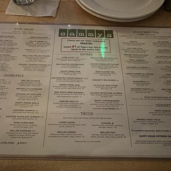 Sammy's Restaurant & Bar - Menu - Gluten-Free Near Me - Henderson, Nevada Sammy's Restaurant & Bar - Menu - Gluten-Free Near Me - Henderson, Nevada