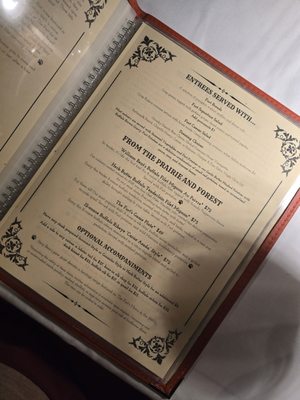 Menu photo 5 The Fort Restaurant Morrison, CO