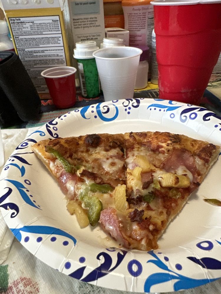 Food from Domino’s Pizza