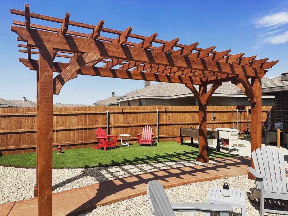 RUSTIC OUTDOOR ESCAPES Updated July 2024 13 Photos Lubbock, Texas Patio Coverings