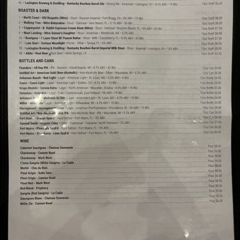Keg & Cow - Wine menu - American Near Me - Cape Coral, Florida