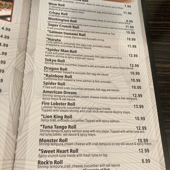 Tokyo - Sushi menu part 2 - Japanese Near Me - Washington, Indiana Tokyo - Sushi menu part 2 - Japanese Near Me - Washington, Indiana