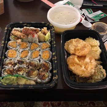 Sumi Sushi - Delivery: sushi combo D with miso soup, veggie tempura, and added spicy mayo (+$1) - Sushi Bars Near Me - Brooklyn, New York