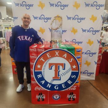 Kroger Marketplace - Texas Rangers Caravan Stop at Kroger January 28 2024 - Grocery Near Me - Mansfield, Texas