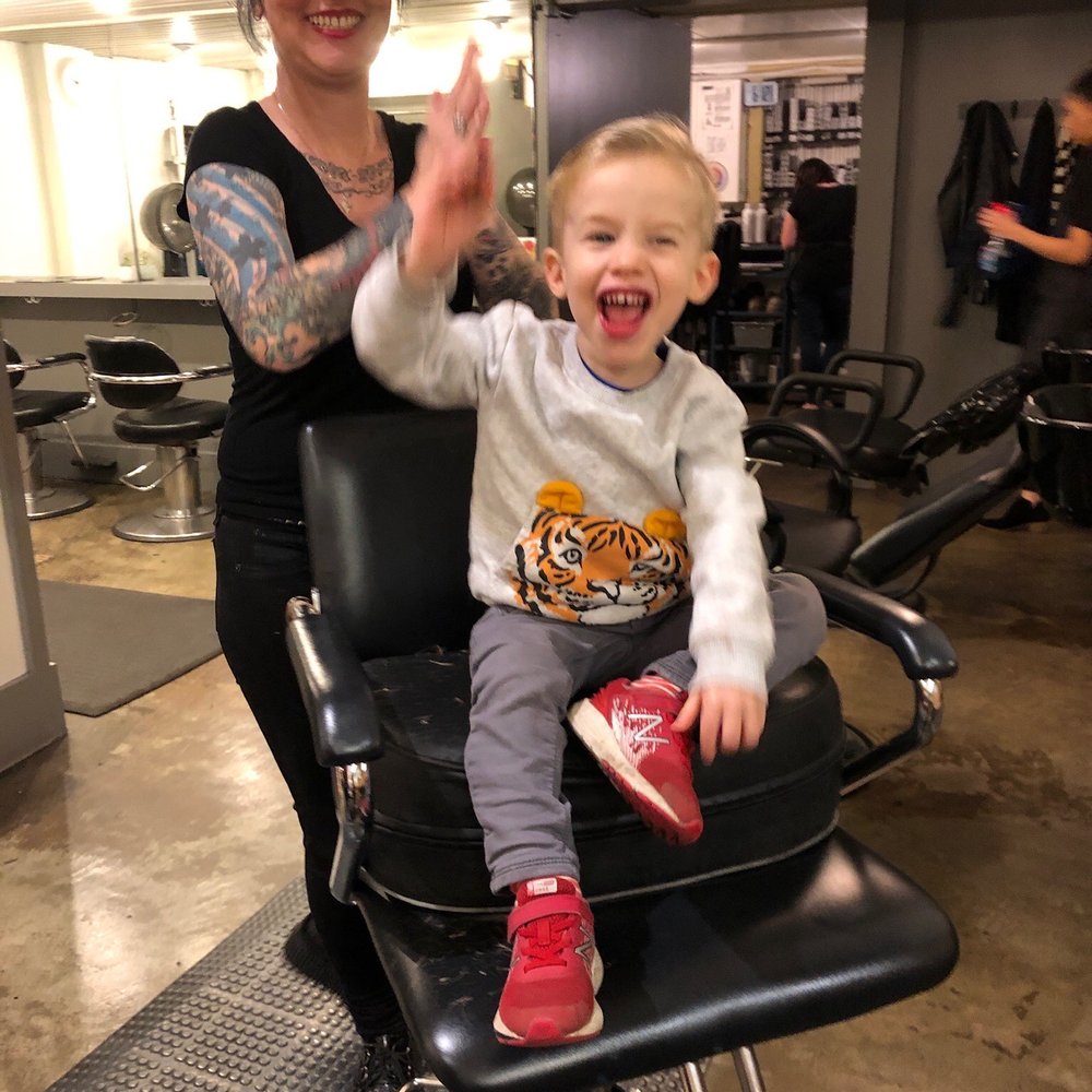 Scarlet Salon Berkeley - Universe gave my son his first hair cut and earned a big hi-five. - Hair Salons Near Me - Berkeley, California Scarlet Salon Berkeley - Universe gave my son his first hair cut and earned a big hi-five. - Hair Salons Near Me - Berkeley, California