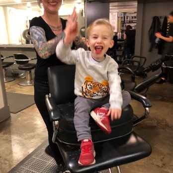 Scarlet Salon Berkeley - Universe gave my son his first hair cut and earned a big hi-five. - Hair Salons Near Me - Berkeley, California